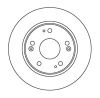 NF PARTS stabdžių diskas NF1699329